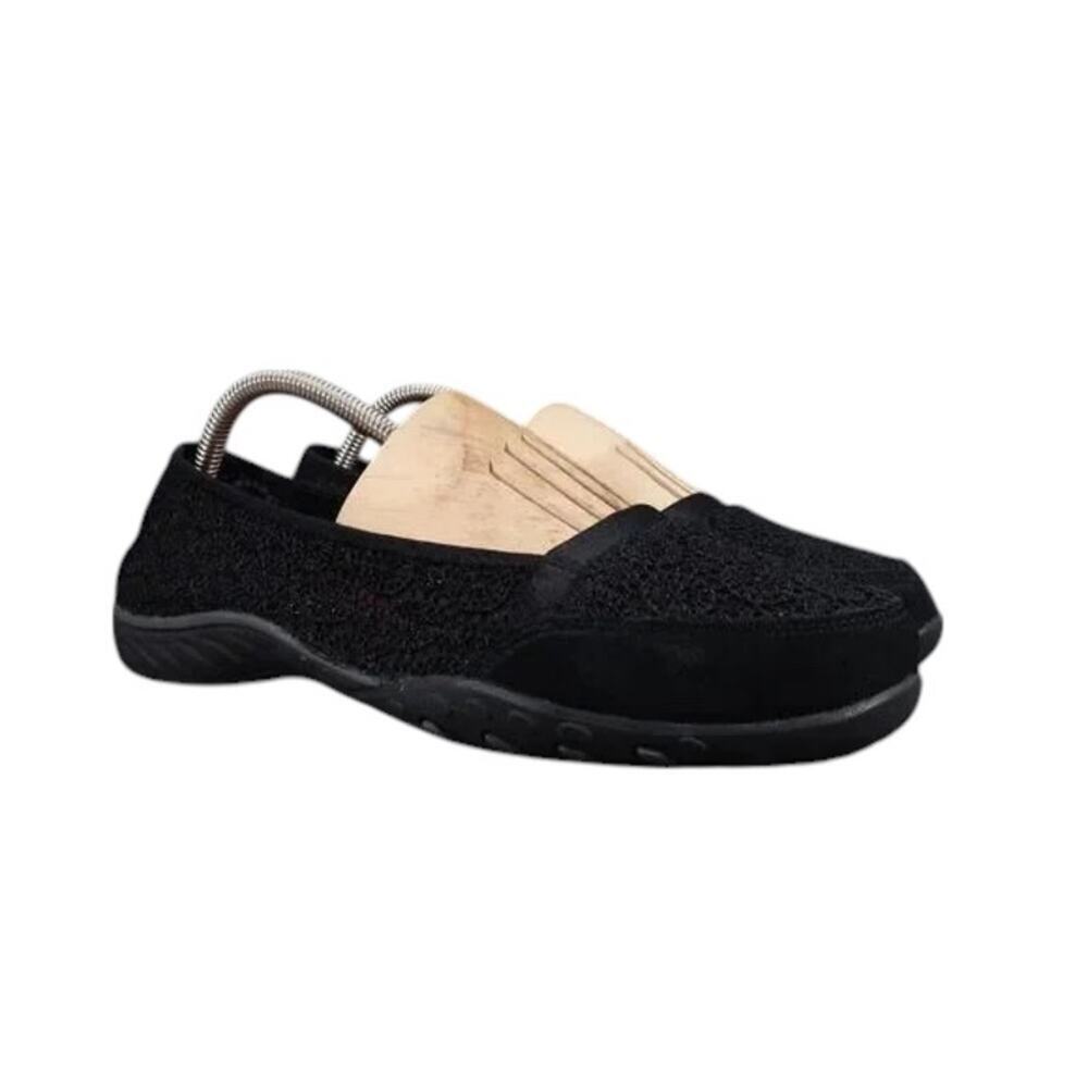 Skechers Shoes Womens 9 Slip On Casual Comfort Relaxed Fit Black Memory Foam